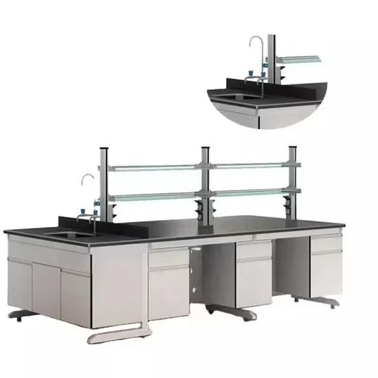 Industrial Steel Workstation for Chemical Laboratory Research